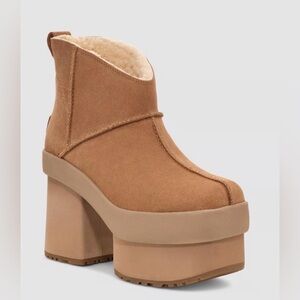 UGG New Brown Platform Winter Boots.